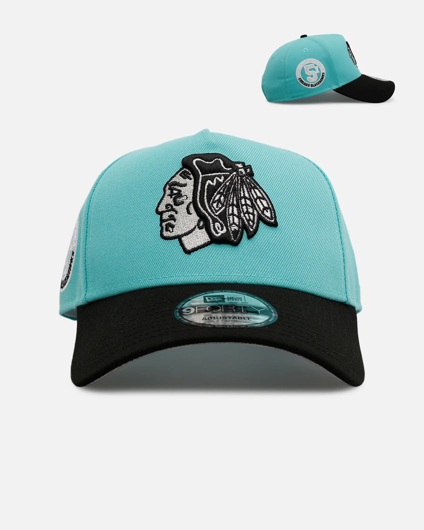 New Era Chicago Blackhawks 'Diamonds Are Forever' 9FORTY A-Frame Snapback Mint