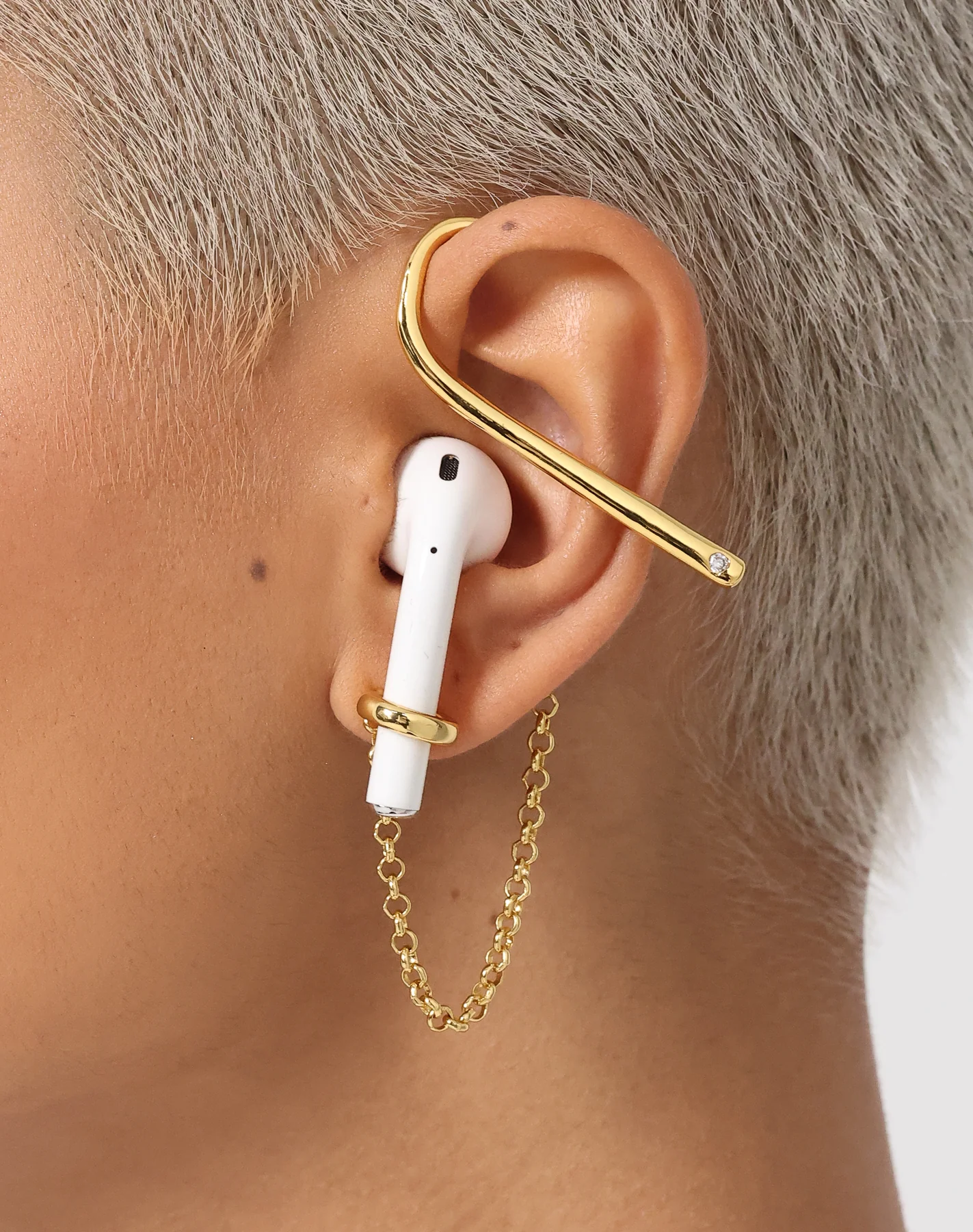 Raising Hell Women's Ear Cuff Pair Gold