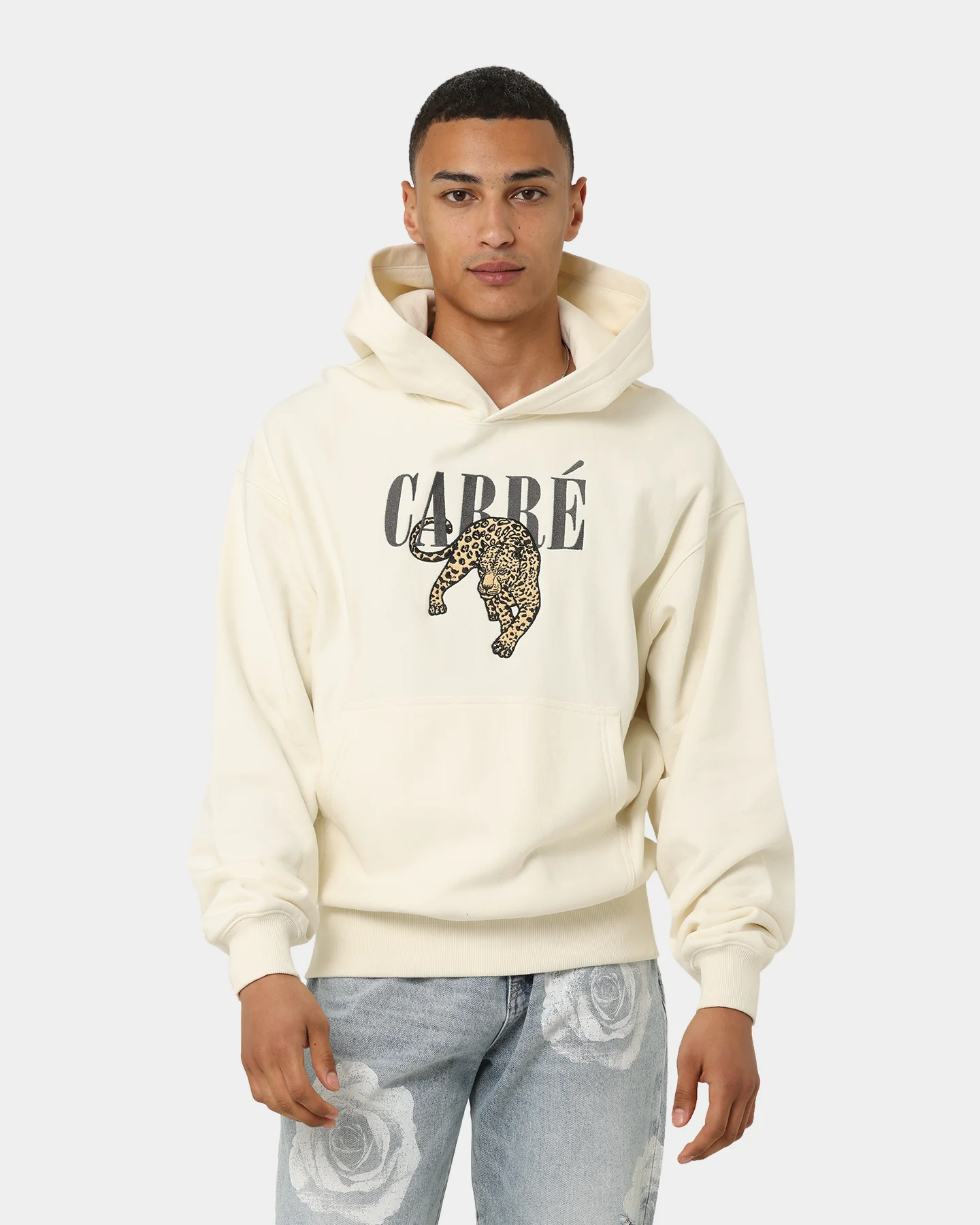 Carré Leo Oversized Hoodie Off White