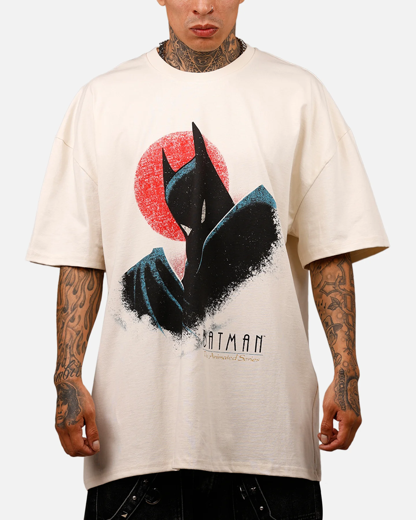 American Thrift X DC 97' Batman Heavyweight T-Shirt Off White