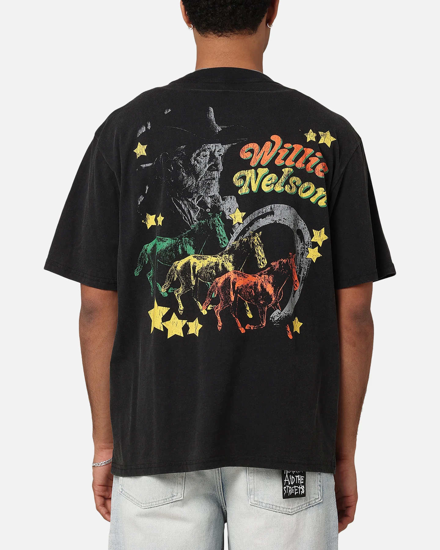 Willie Nelson Willie Nelson T-Shirt Washed Black