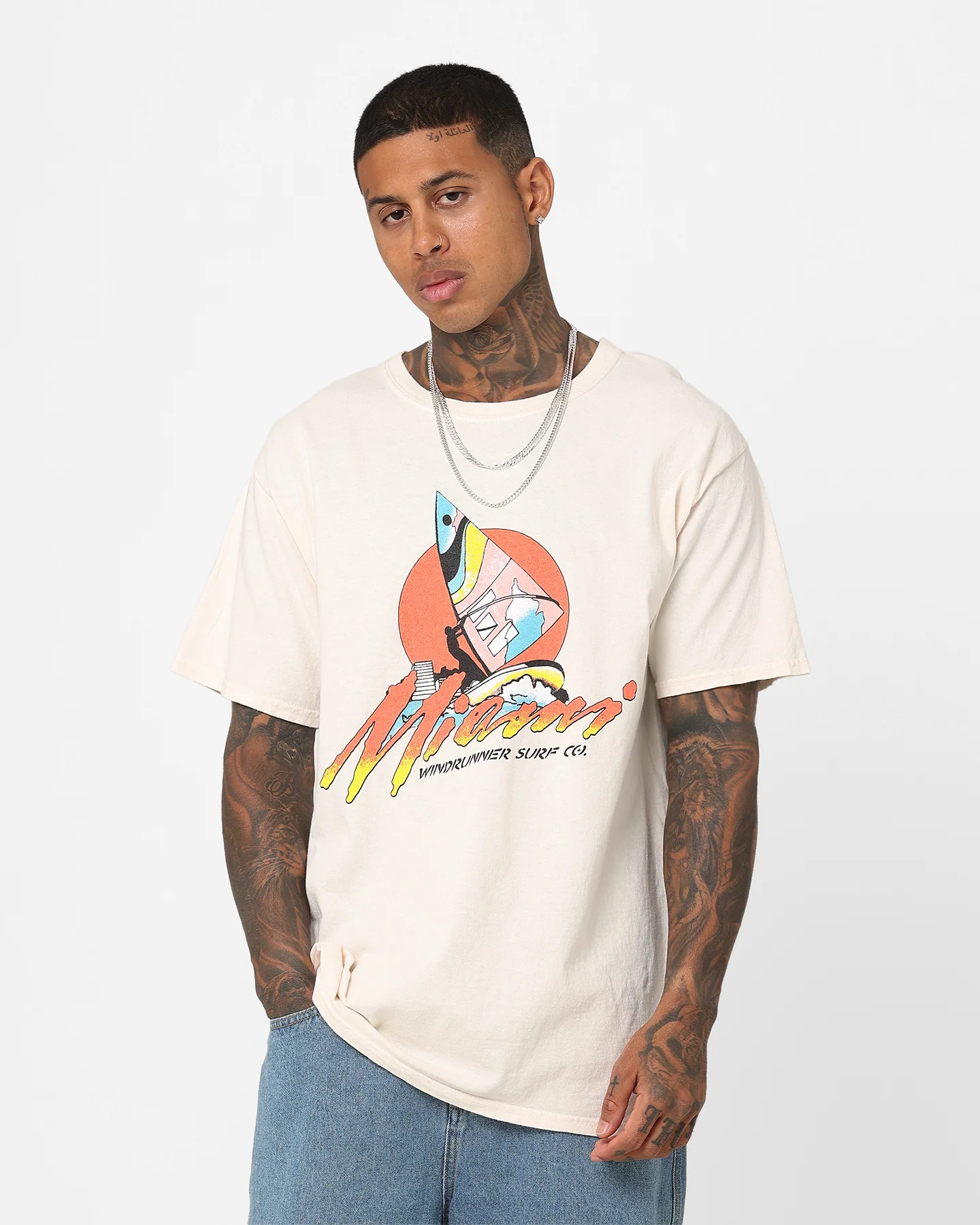 American Thrift Windrunners Vintage T-Shirt Off White