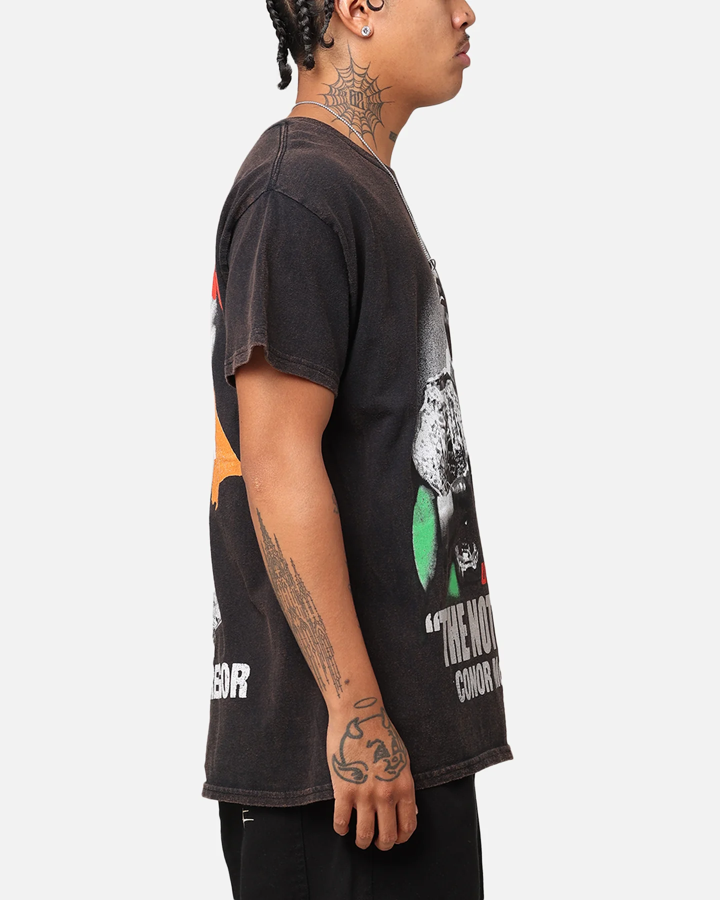 UFC By Goat Crew Conor McGregor Vintage T-Shirt Black Wash
