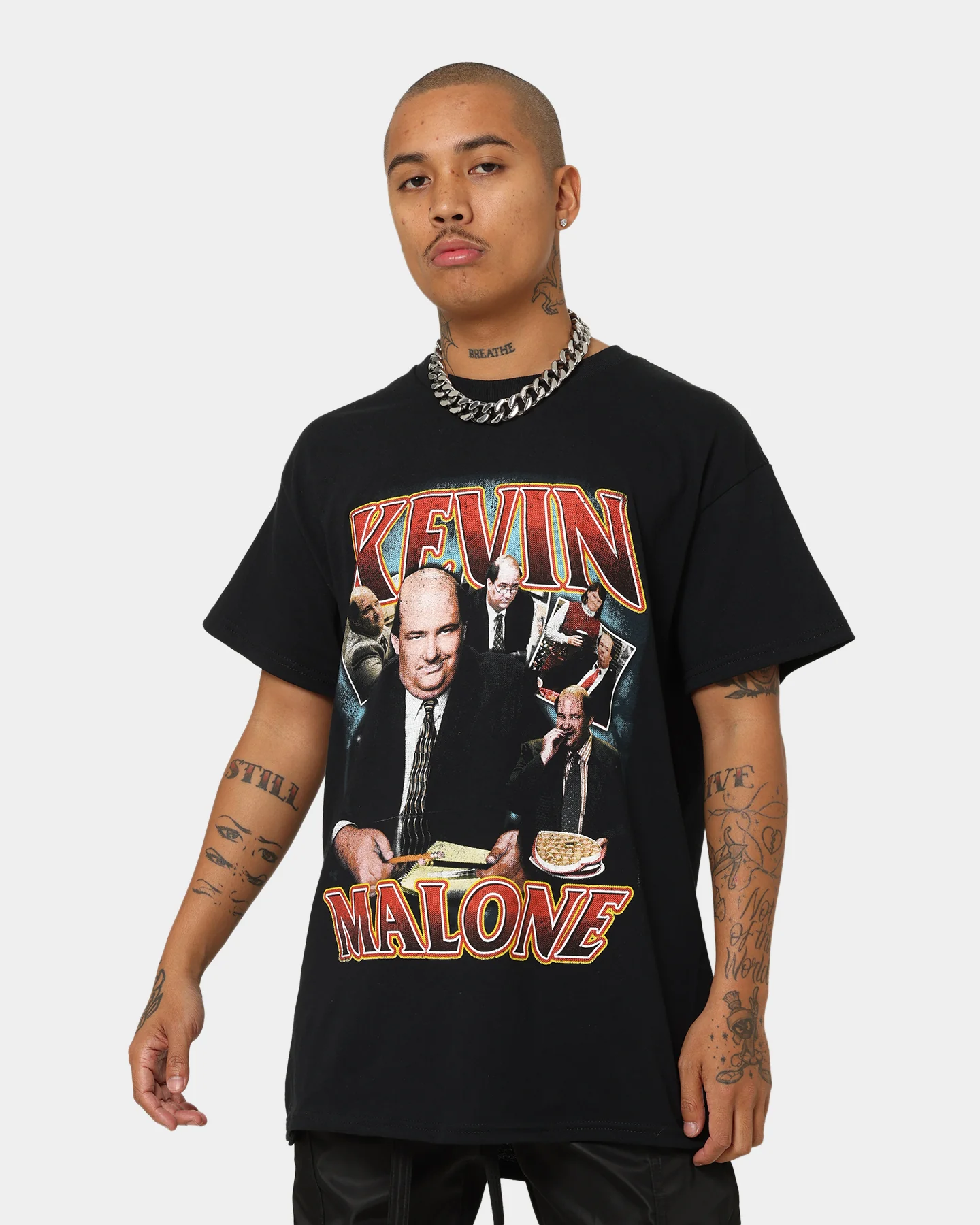 American Thrift X The Office Kevin Malone Vintage T-Shirt Black