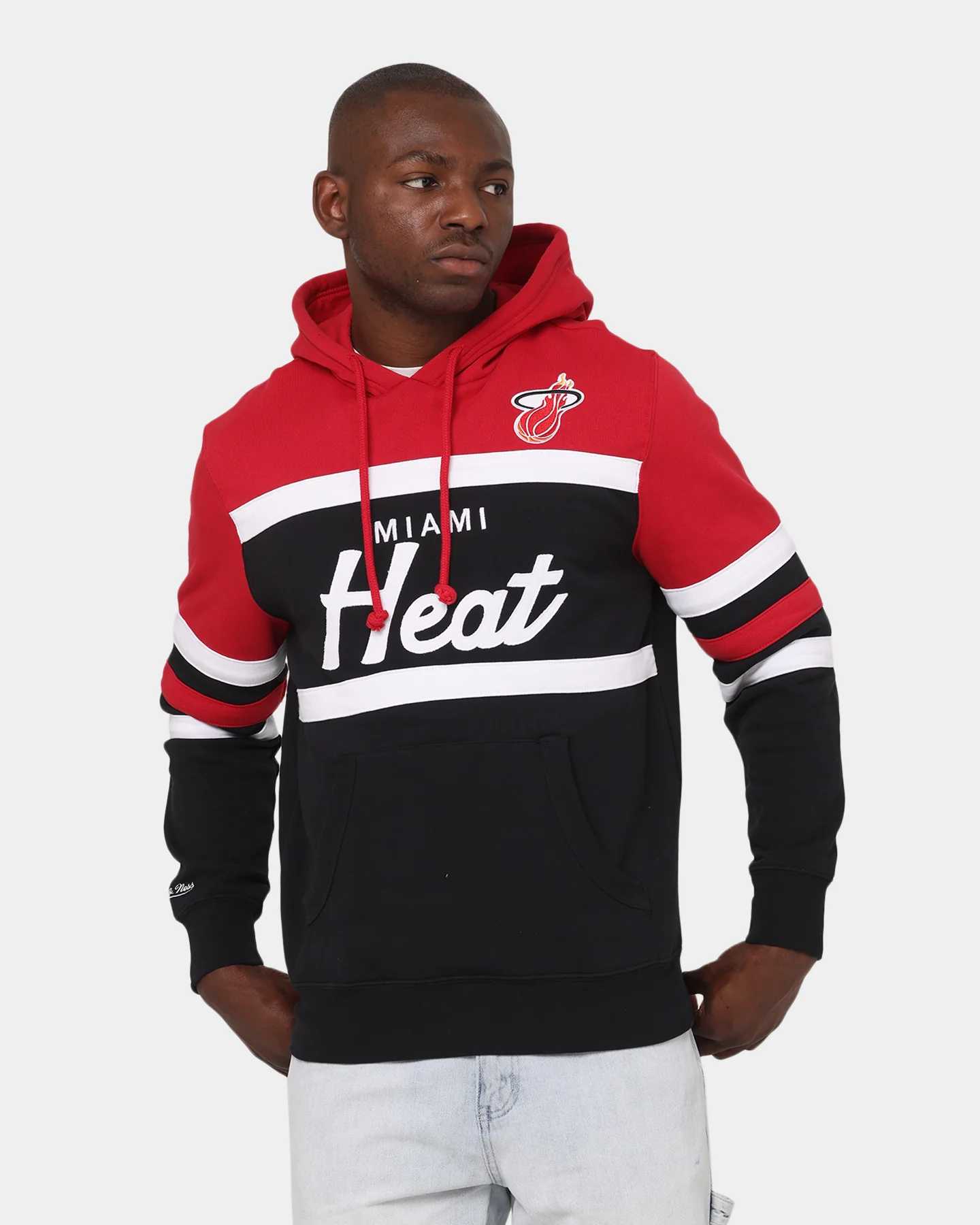 Mitchell & Ness Miami Heat Head Coach Hoodie Red