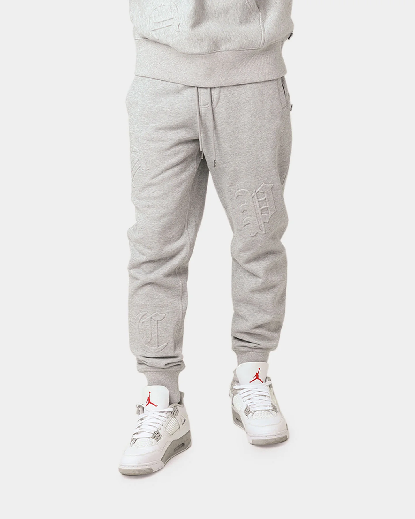 Carré CP Impression Classic Sweat Pants Grey Marle