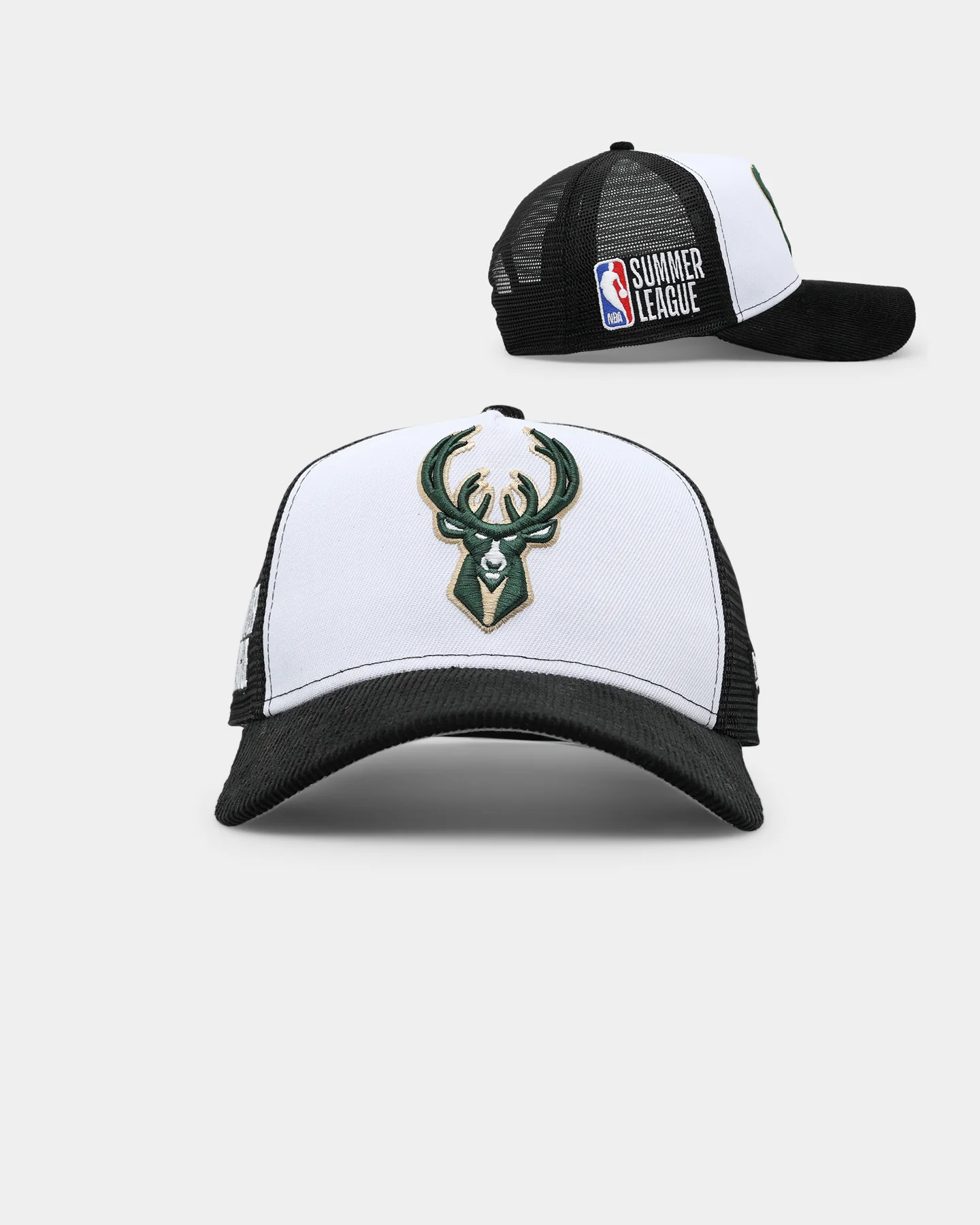 New Era Milwaukee Bucks 'NBA Summer League' 9FORTY A-Frame Snapback Black/White