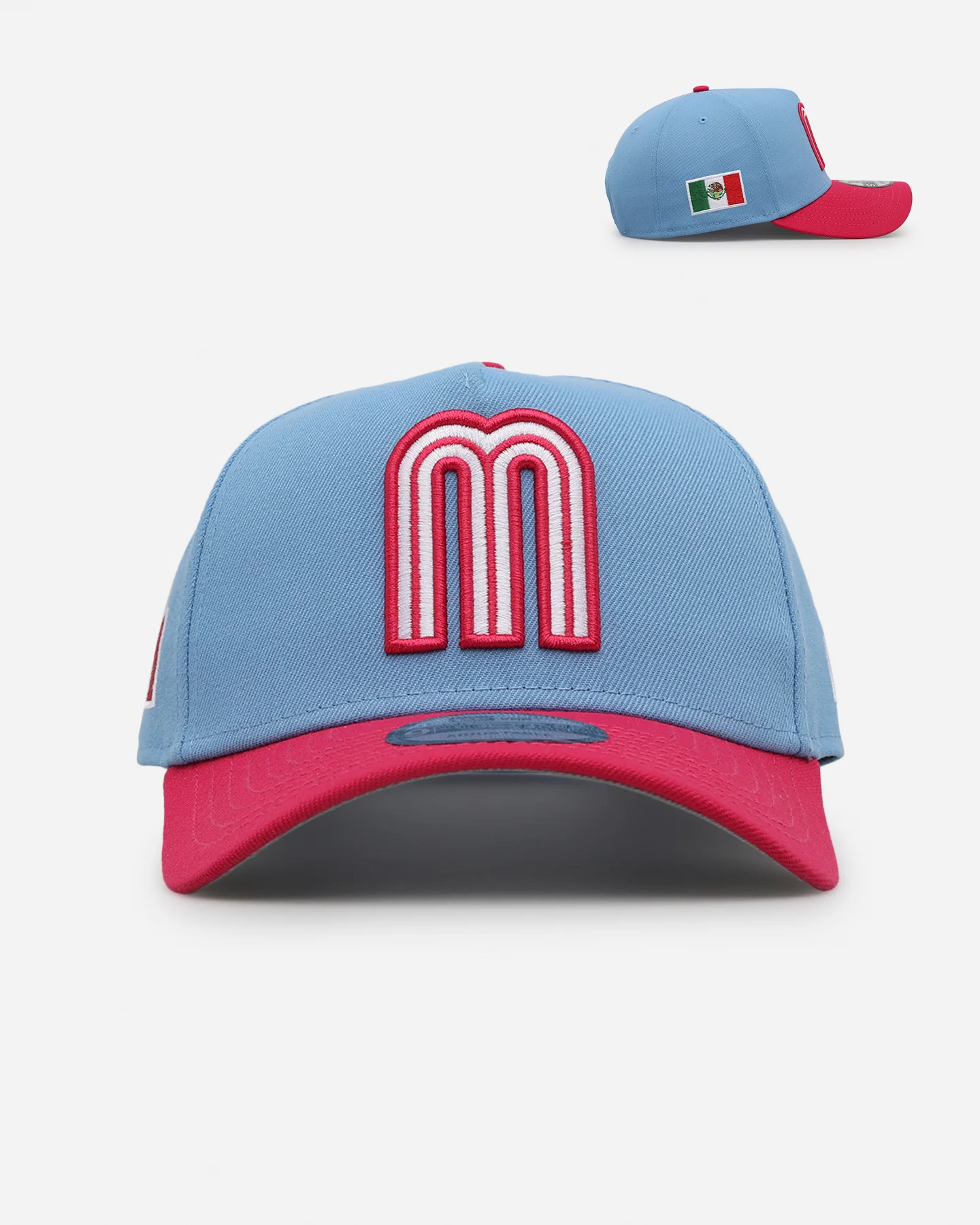 New Era Mexico National Baseball Team 'Sky Blue' 9FORTY Snapback Sky Blue