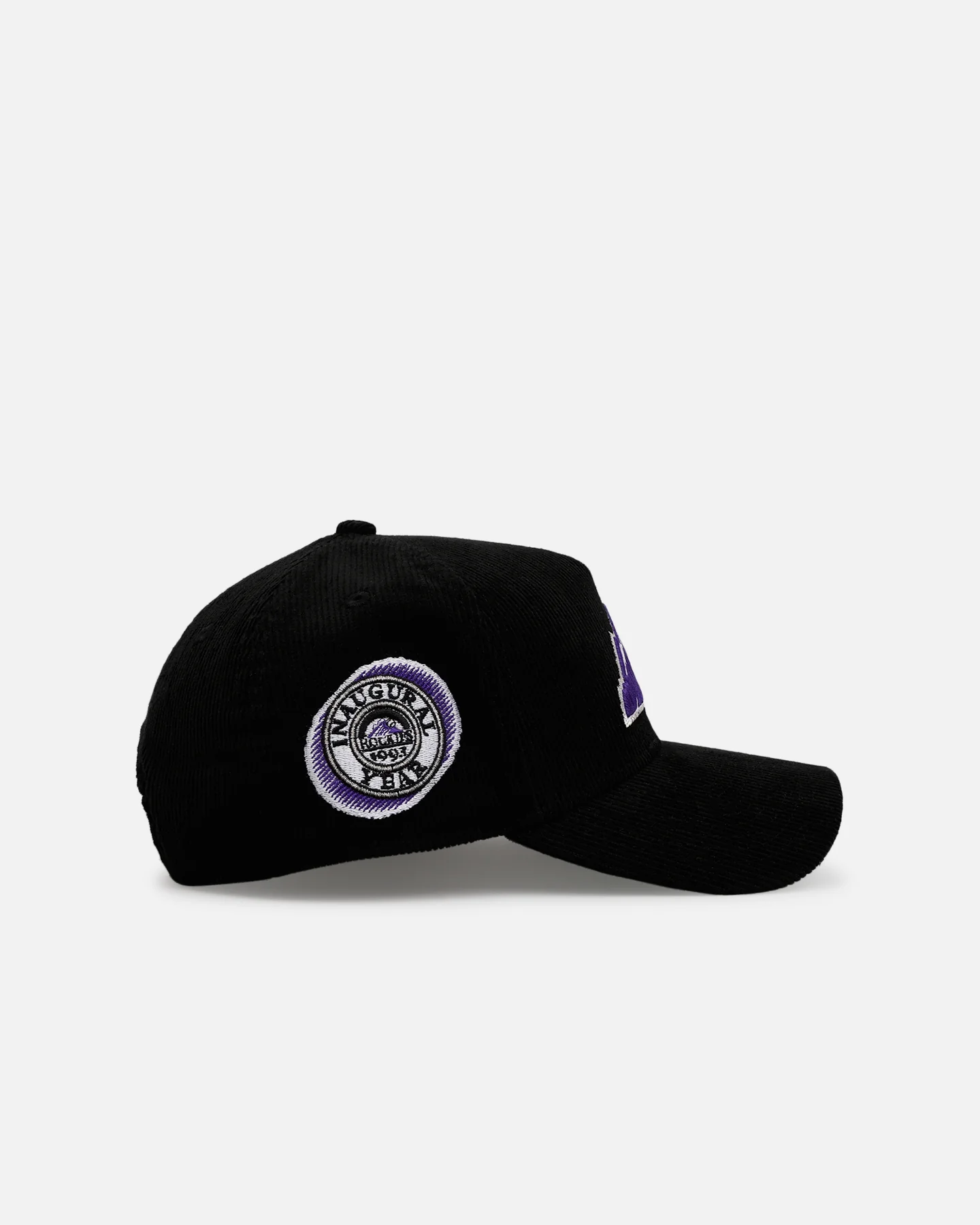 New Era Colorado Rockies 'Black Cord' 9FORTY A-Frame Corduroy Snapback Black