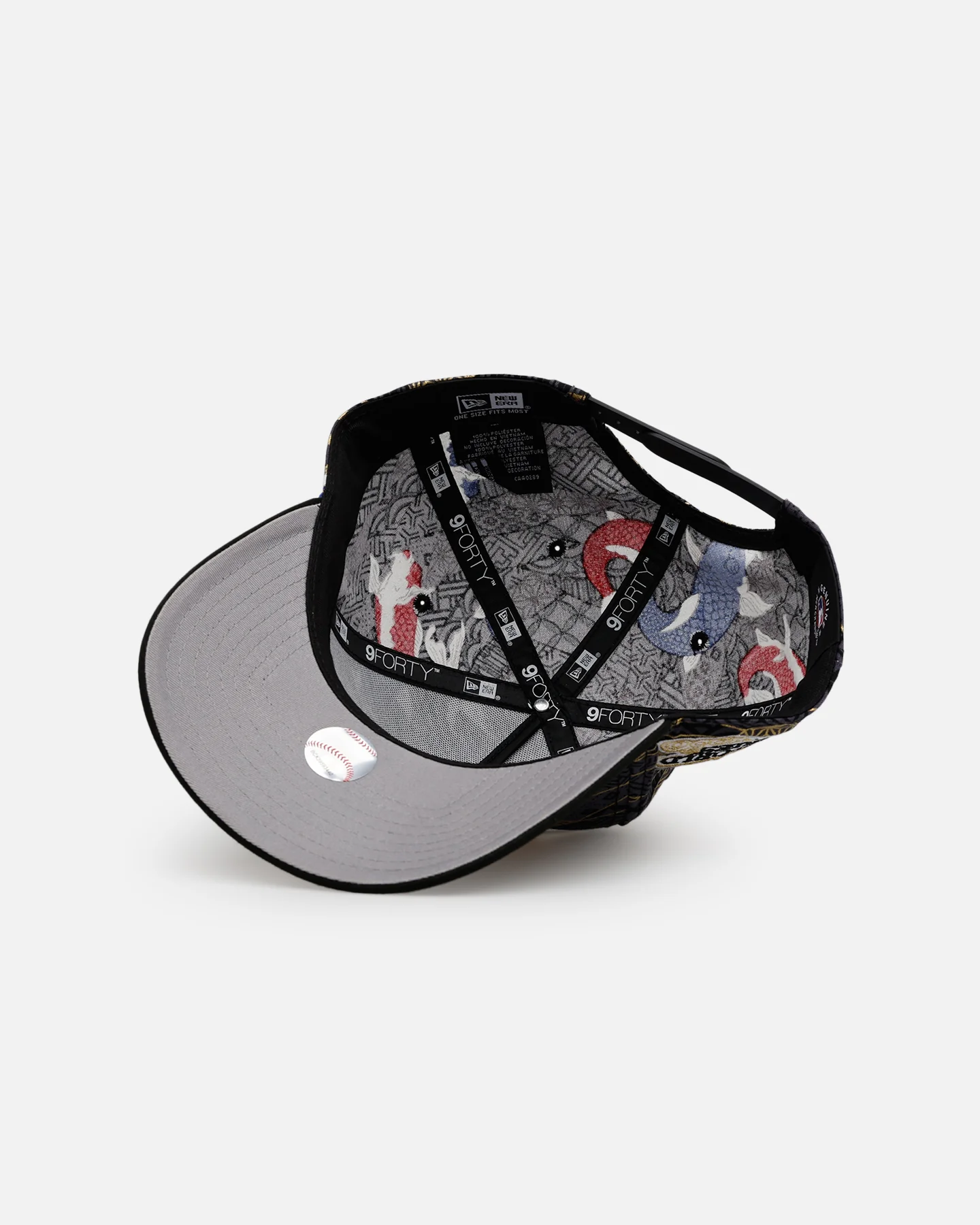 New Era Philadelphia Phillies 'Koi' 9FORTY A-Frame Snapback Black/Multi-Colored