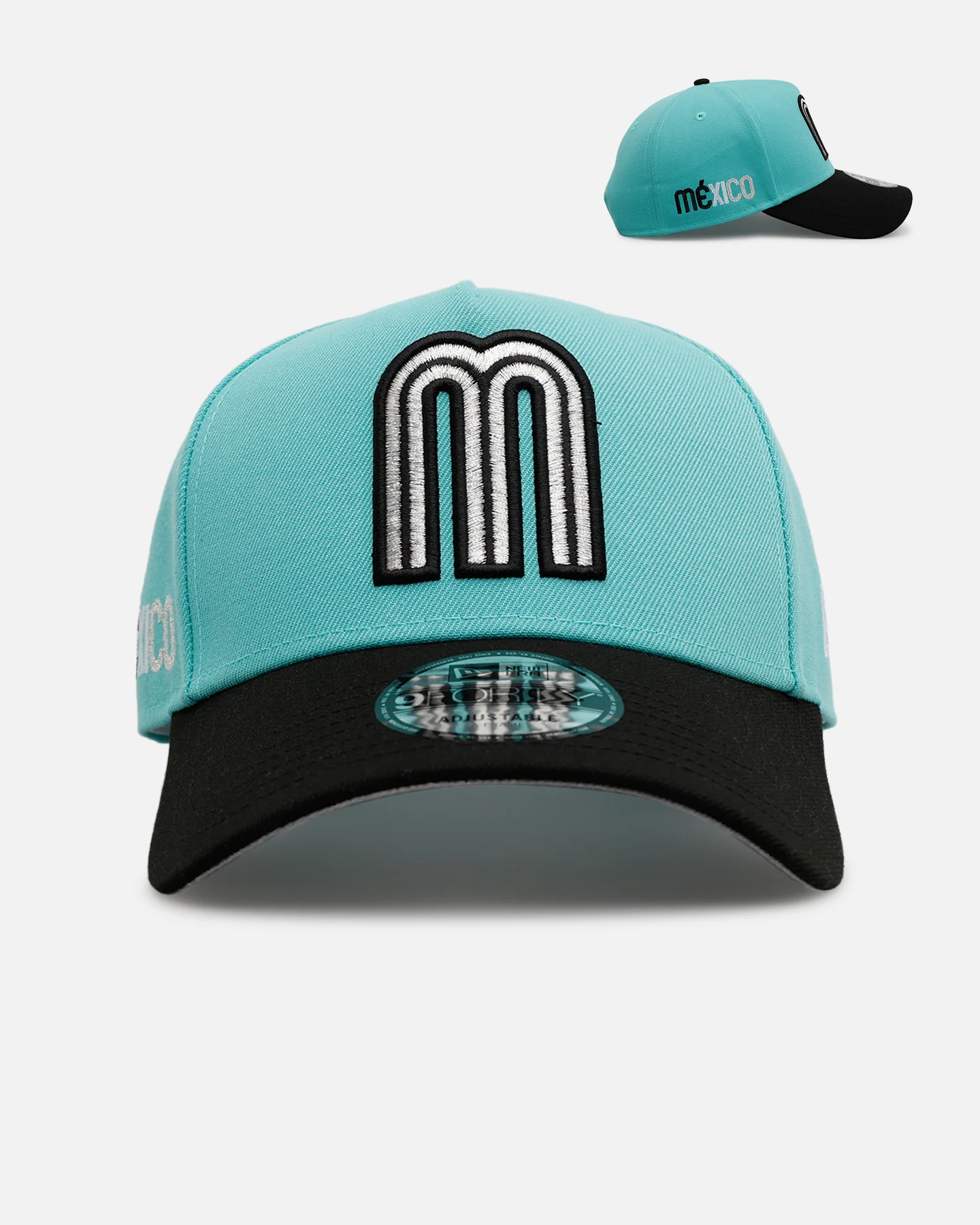 New Era Mexico National Baseball Team 'Diamonds Are Forever' 9FORTY A-Frame Snapback Mint