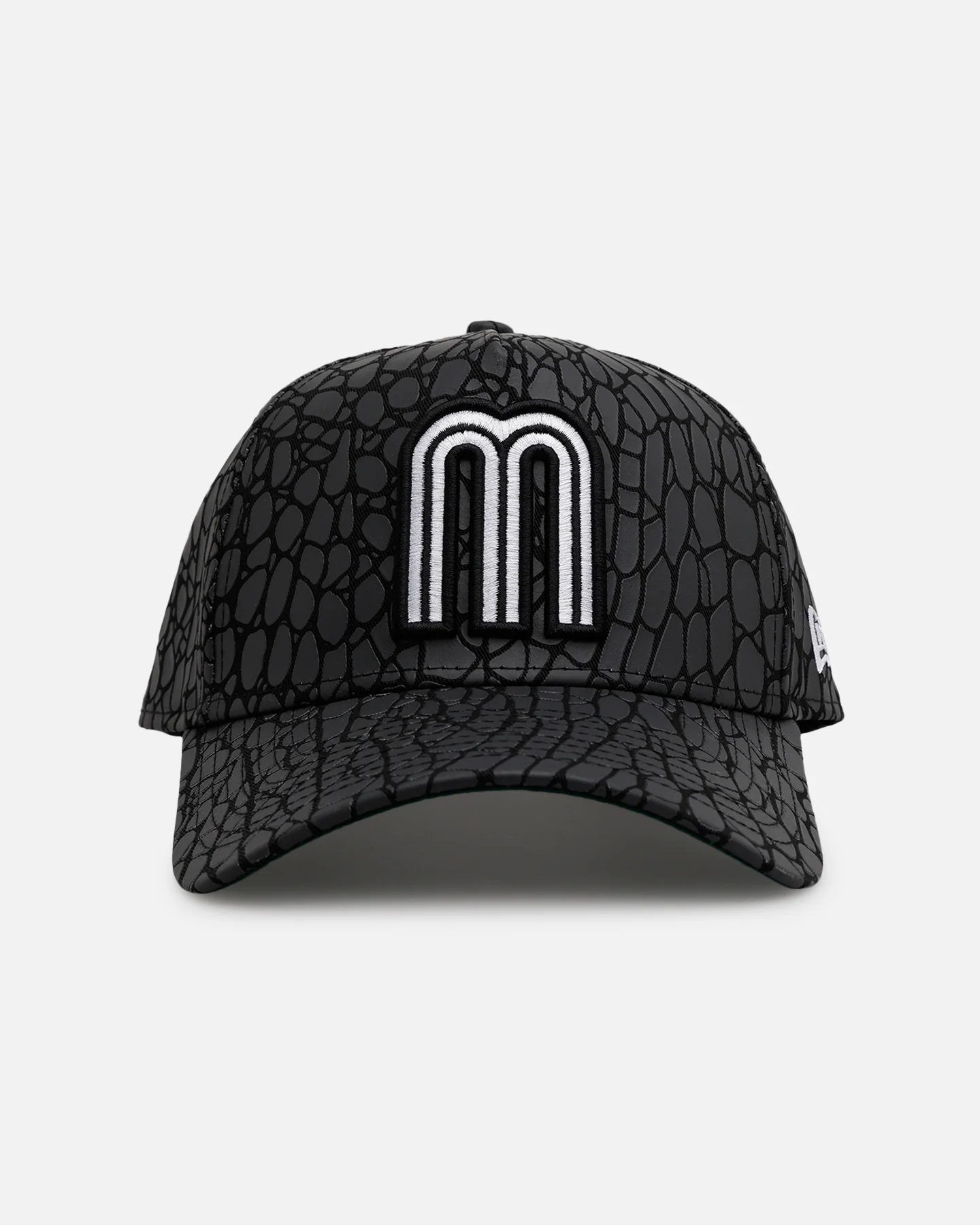 New Era Mexico National Baseball Team 'Croc Skin' 9FORTY A-Frame Snapback Black