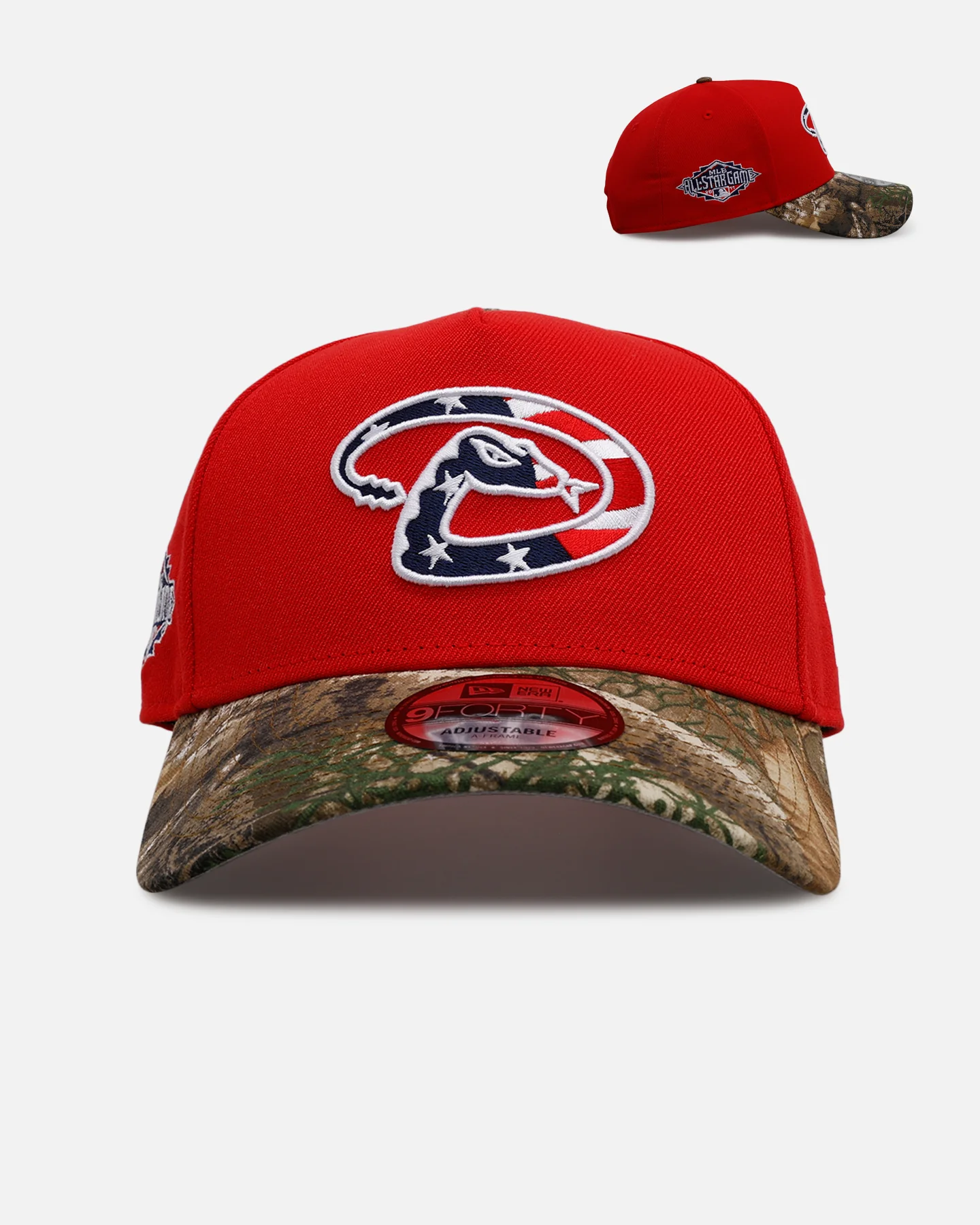 New Era Arizona Diamondbacks 'Stars And Stripes' 9FORTY A-Frame Snapback Red