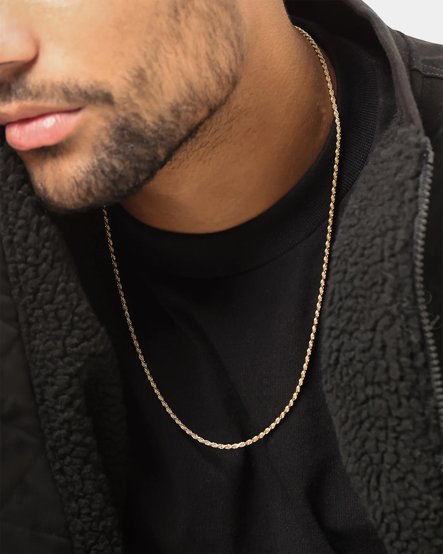 House Of Auric 2.5mm Rope Chain 18K Gold Vermeil