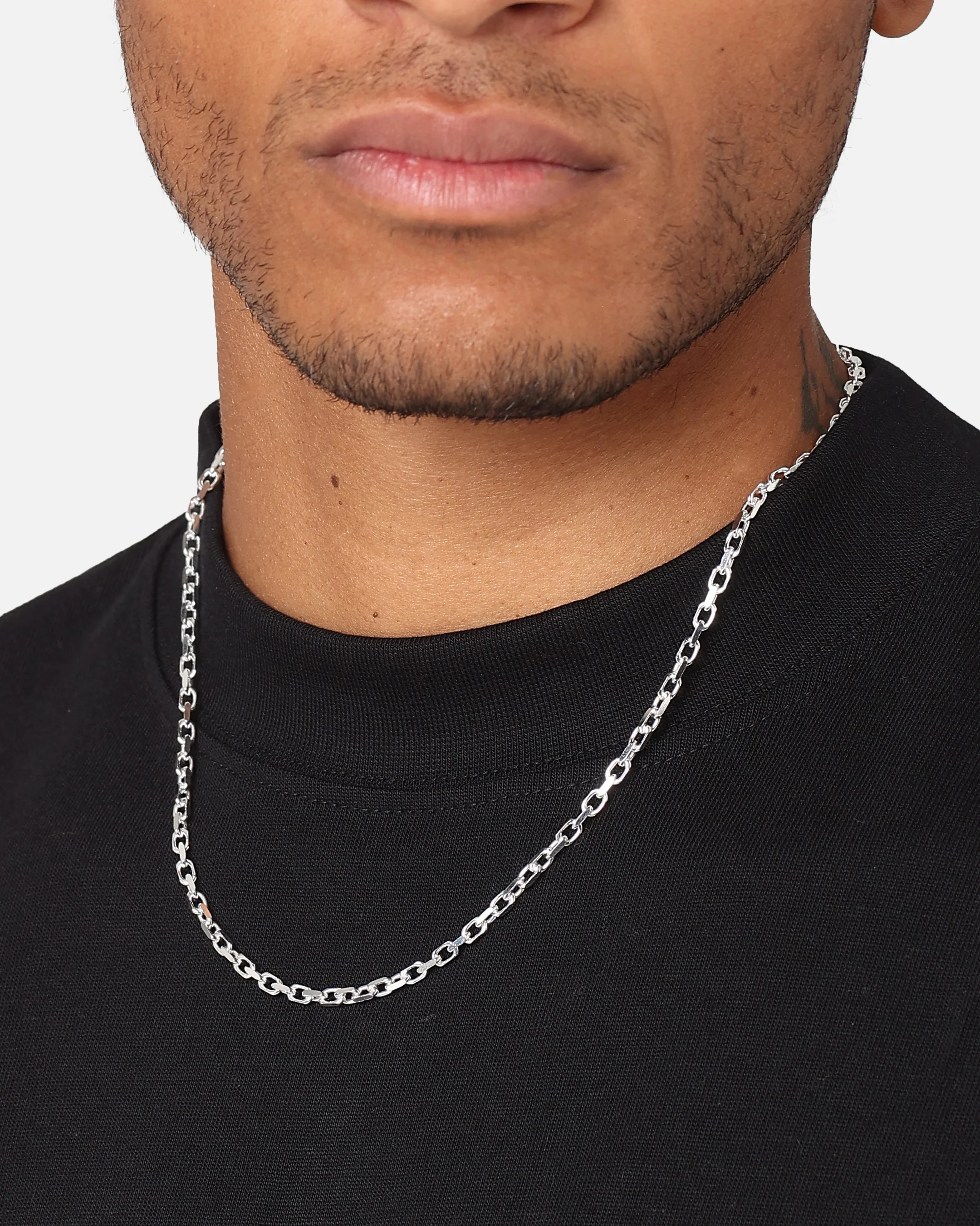 House Of Auric 3.5mm Straight Cut Cable Chain Silver