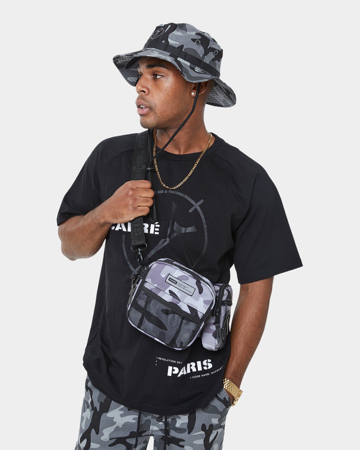 Carré Utilitaire Multi Bag Black Camo