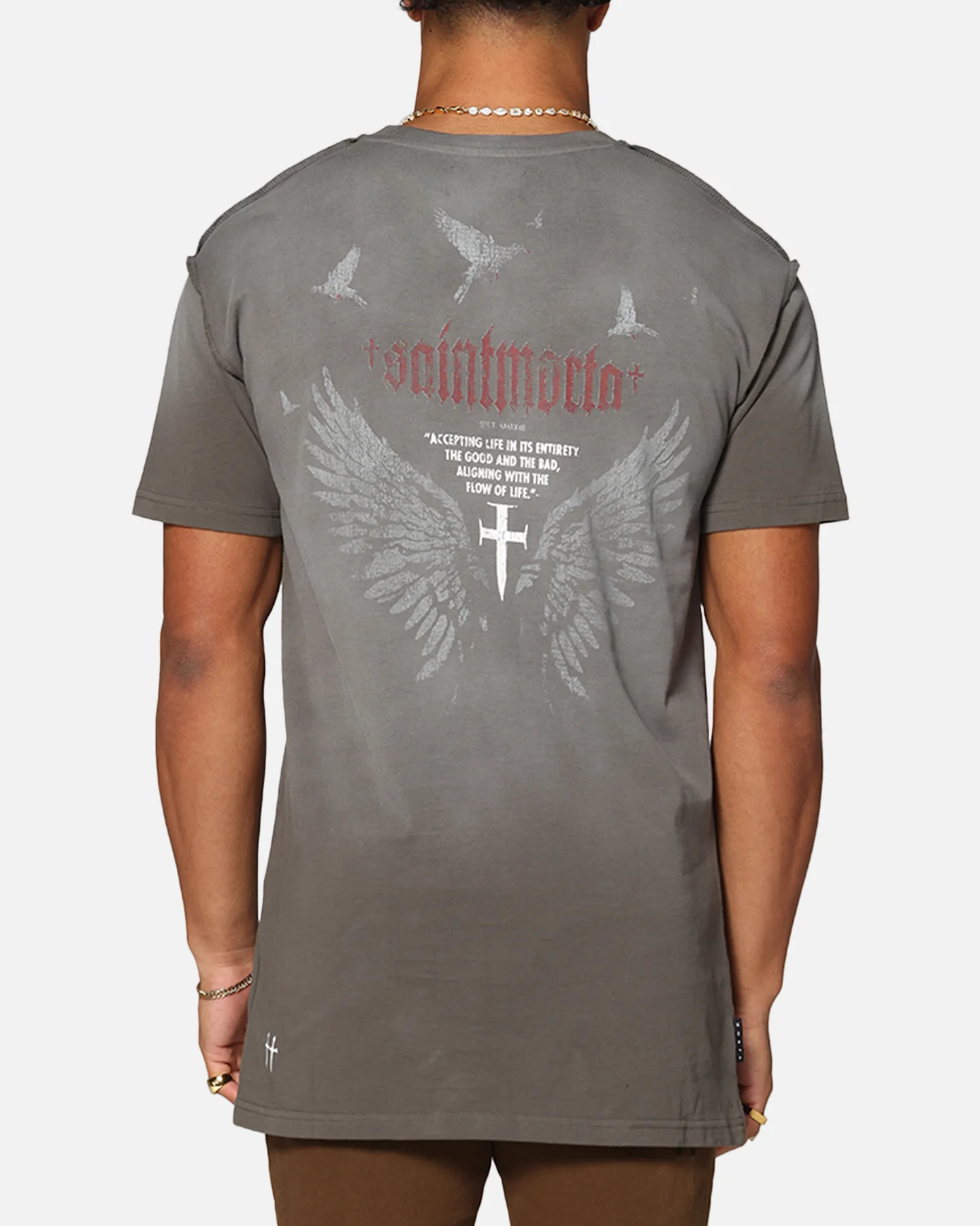 Saint Morta Amorfati Lafayette T-Shirt Sunfade Brown
