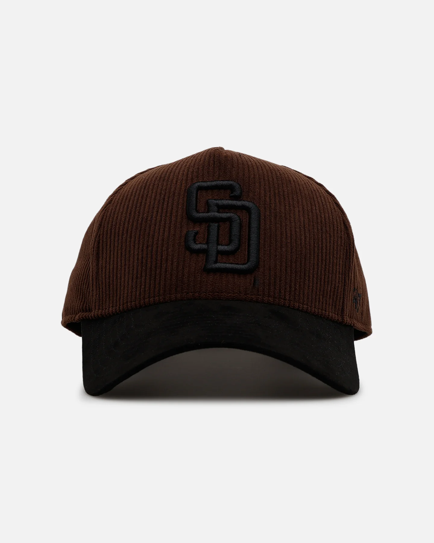 47 Brand San Diego Padres 'Barren' Offside DT Corduroy Snapback Brown/Black