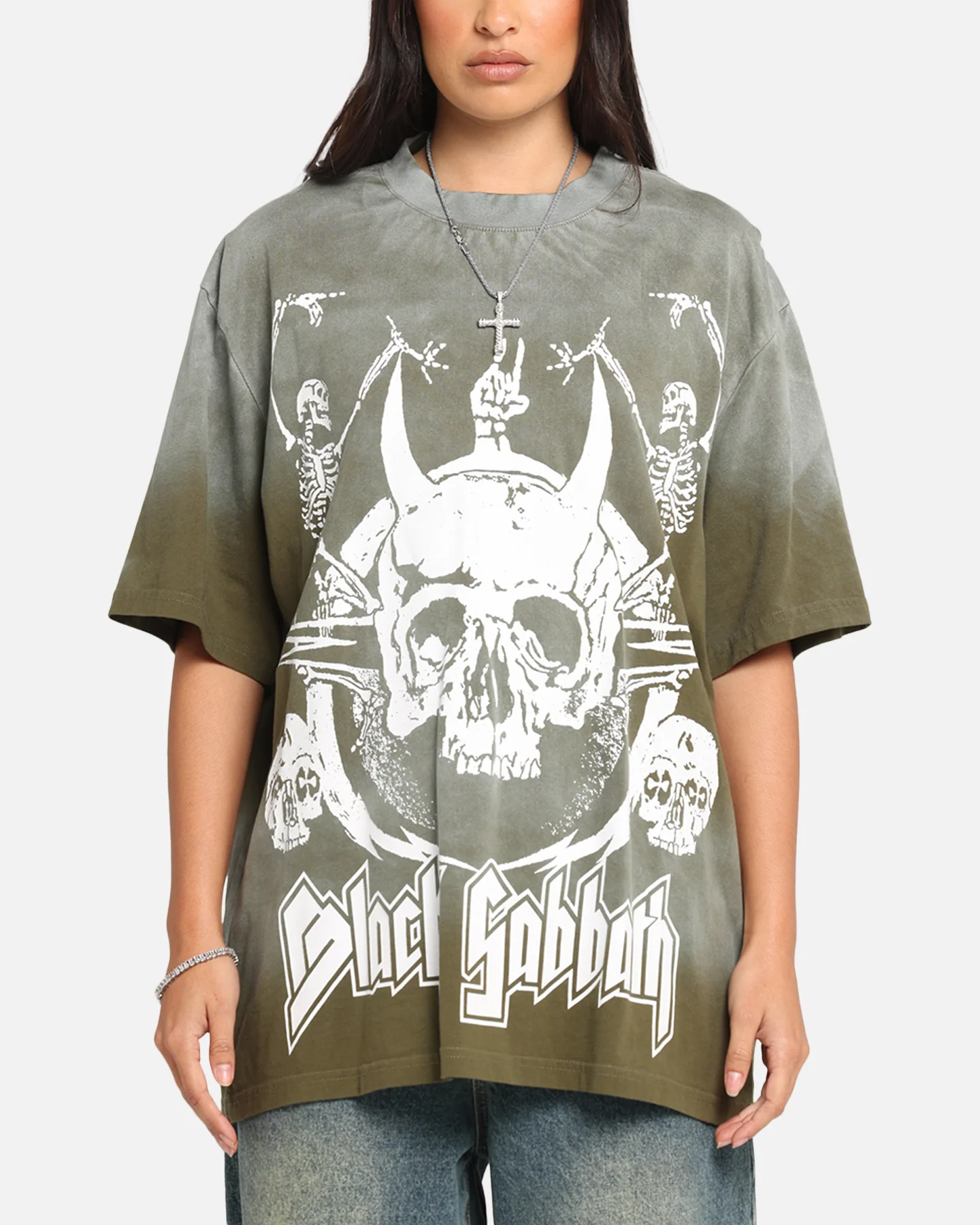 Black Sabbath Sabbath Hem Vintage T-Shirt Washed Black