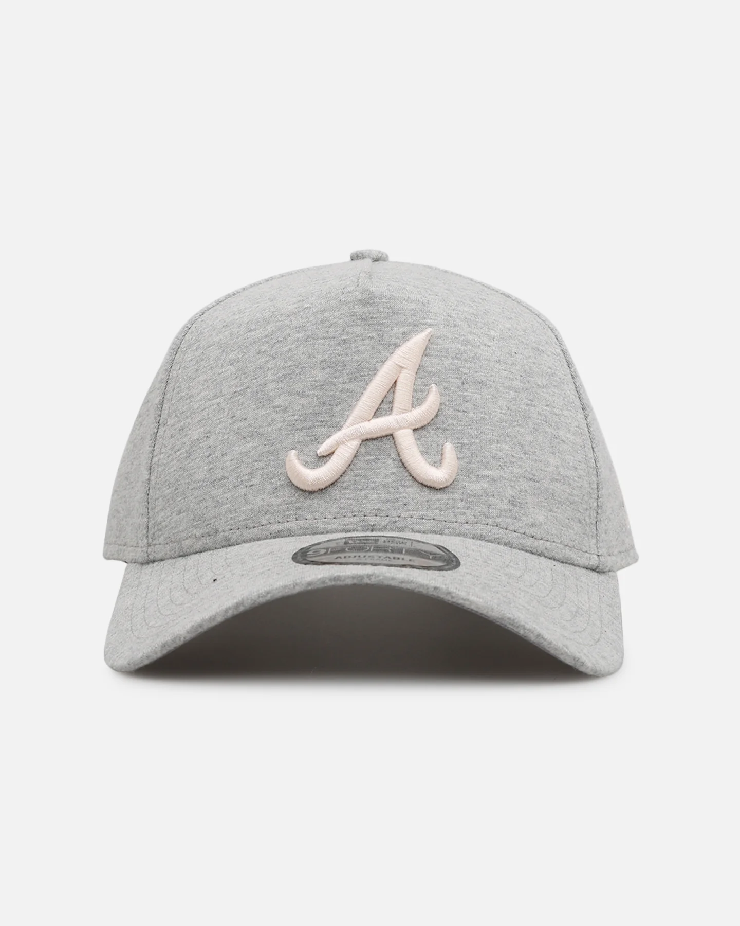 New Era Atlanta Braves 'Cozy' 9FORTY A-Frame Strapback Heather Grey