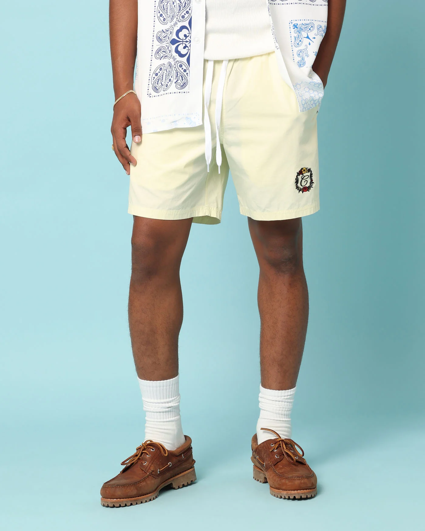 Carré Club Carré Shorts Yellow